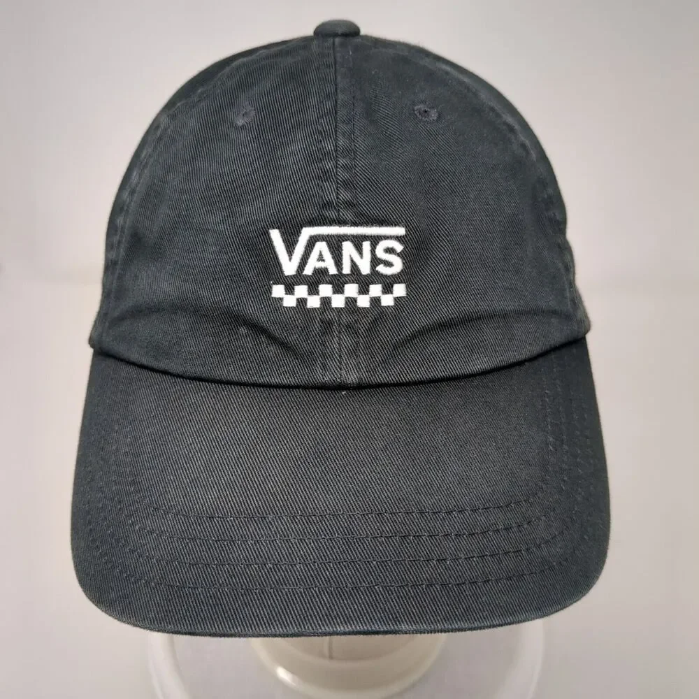 Vans Off The Wall Slideback Hat Black OSFA Embroidered Adjustable